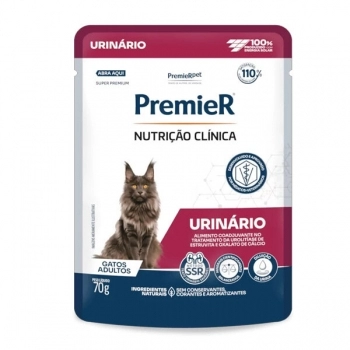 Ração Úmida Premier Nutrição Clínica Urinário 70g para Gatos