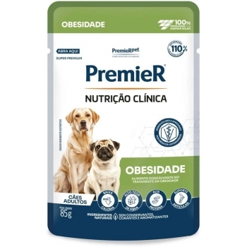 Ração Úmida Premier Nutrição Clínica Obesidade para Cães Adultos 85g