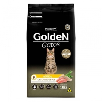 Ração Golden para Gatos Adultos Frango 1Kg