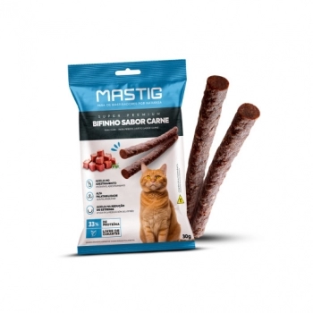 Bifinho Gatos Mastig - Carne 30 g
