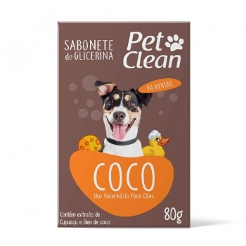 Sabonete Pet Clean Coco 80 g