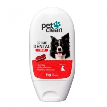 Creme Dental para Cães e Gatos Carne Pet Clean 90 g