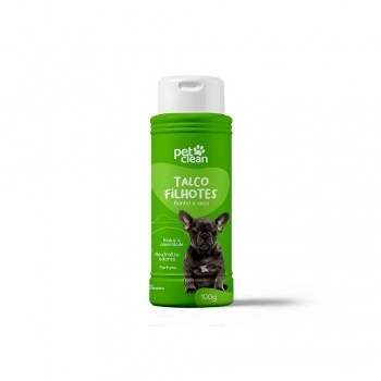Talco Banho a Seco Pet Clean Fihote para Cães 100 g