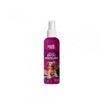 Perfume Pet Clean Frutas Vermelhas para Cães 60 ml