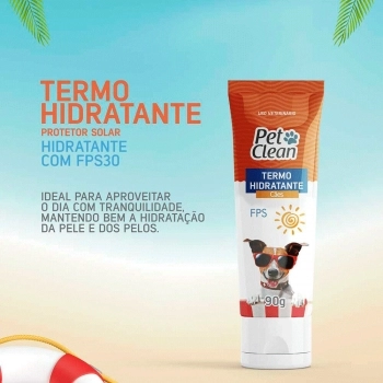 Termo Hidratante com FPS Pet Clean 90 g