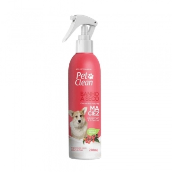 Banho a Seco para Cães e Gatos Maciez Pet Clean 240 ml