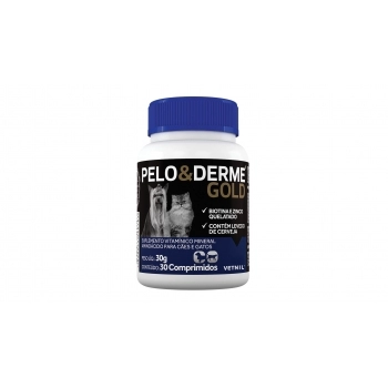 Suplemento Pelo e Derme 1500mg DHA+EPA 30 Cápsulas - Vetnil