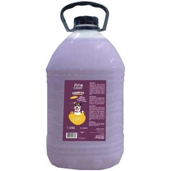 Shampoo Pet Clean 3 em 1 para Cães - 5 L