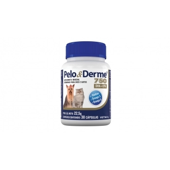 Suplemento Pelo e Derme 750mg DHA+EPA 30 Cápsulas - Vetnil