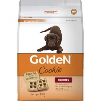 Biscoito GoldeN Cookie Para Cães Filhotes 400 g