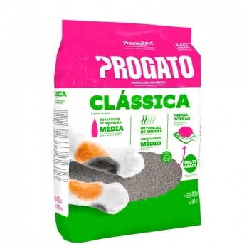 Granulado Higiênico ProGato Clássica Multigrãos 4 kg