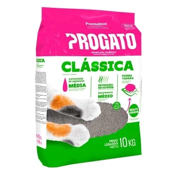 Granulado Higiênico ProGato Clássica Multigrãos 10 kg