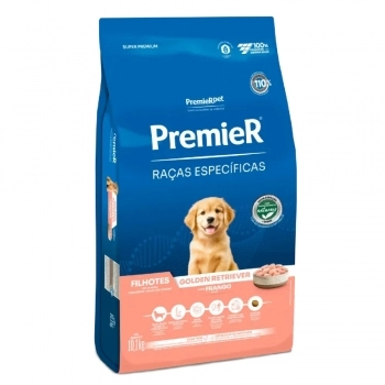 Ração PremieR Raças Específicas Golden Retriever para Cães Filhotes Frango 10,1 kg