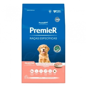 Ração PremieR Raças Específicas Golden Retriever para Cães Filhotes Frango 10,1 kg