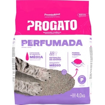 Granulado Higiênico ProGato Clássica Perfumada 4 kg