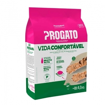 Granulado Higiênico ProGato Vida Confortável 4 kg