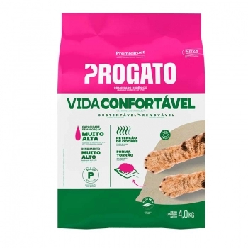 Granulado Higiênico ProGato Vida Confortável 4 kg