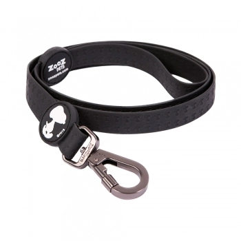 Guia Zooz Pets Snoopy Neoprene Black para Cães - PP