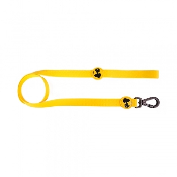 Guia Zooz Pets Snoopy Neoprene Yellow para Cães - G