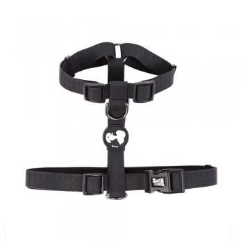 Peitoral Zooz Pets Snoopy Neoprene Black para Cães - M