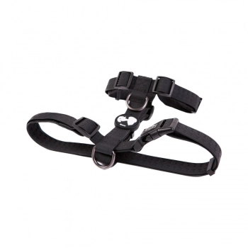 Peitoral Zooz Pets Snoopy Neoprene Black para Cães - M