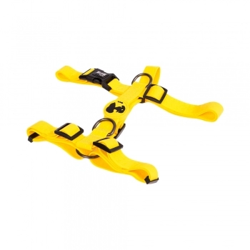 Peitoral Zooz Pets Snoopy Neoprene Yellow para Cães - G