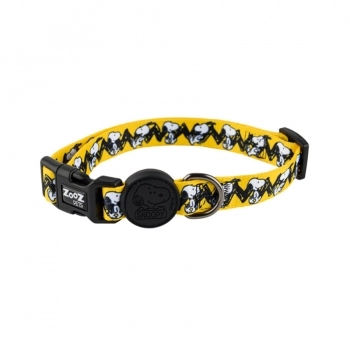 Coleira Zooz Pets Snoopy Charlie Brown para Cães - PP