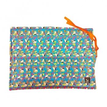 Colchão Zooz Pets Unix Snoopy para Cães Laranja - M