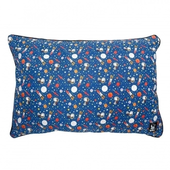 Almofadão Preto Zooz Pets Snoopy Astronauta para Cães - M
