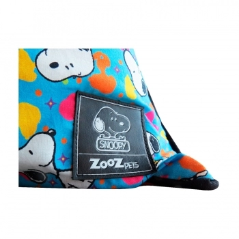 Almofadão Zooz Pets Unix Snoopy para Cães Laranja - G