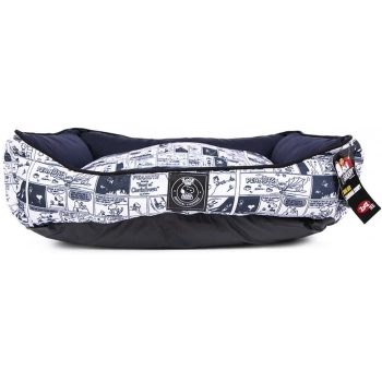 Cama Zooz Pets Snoopy Tirinha Azul para Cães - P
