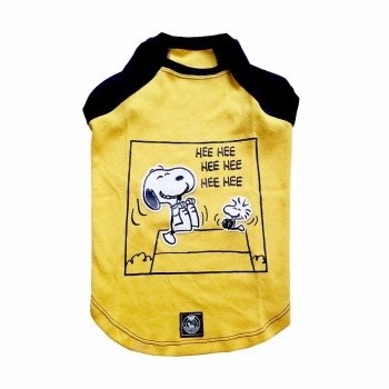 Roupa Zooz Pets Snoopy Hee Amarela para Cães - M