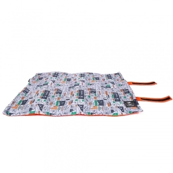 Colchonete Zooz Pets Snoopy Tirinha Laranja para Cães - G