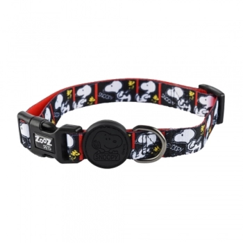 Coleira Zooz Pets Snoopy FilmBlack - M