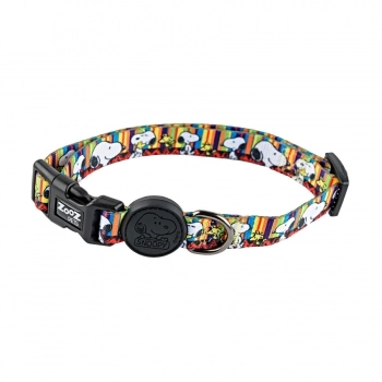 Coleira Zooz Snoopy Stripe para Cães - M