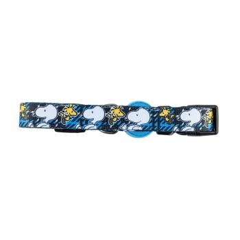 Coleira Zooz Pets Snoopy Xablue para Cães - P