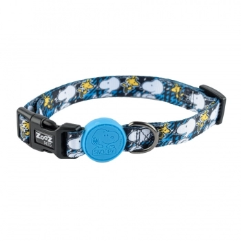 Coleira Zooz Pets Snoopy Xablue para Cães - P