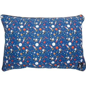Almofadão Preto Zooz Pets Snoopy Astronauta - G