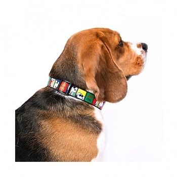 Coleira Zooz Snoopy Joe Cool para Cães - G