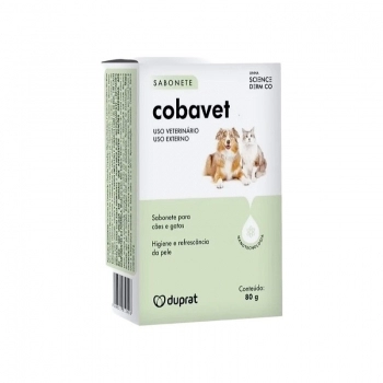 Sabonete Cobavet para Cães e Gatos 80 g