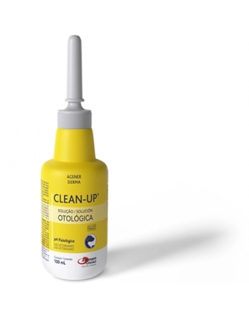 Solução Otológica Agener União Clean Up Dr. Clean para Cães e Gatos 100ml