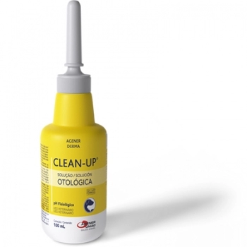 Solução Otológica Clean Up Dr. Clean Agener União para Cães e Gatos 100 ml