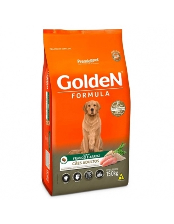Ração Golden Fórmula para Cães Adultos Frango e Arroz 15Kg