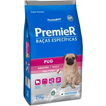 Ração PremieR para Pug Adultos 7,5kg