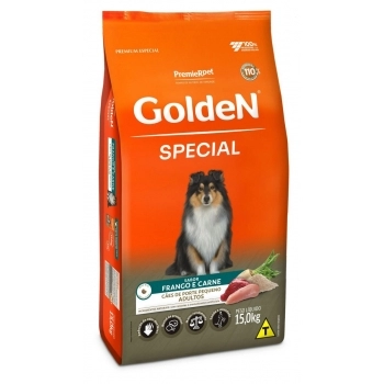 Ração Golden Special para Cães Adultos de Porte Pequeno 15kg