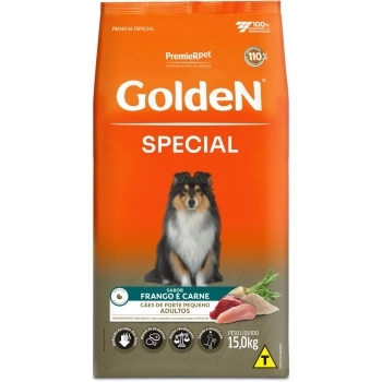 Ração Golden Special para Cães Adultos de Porte Pequeno 15kg