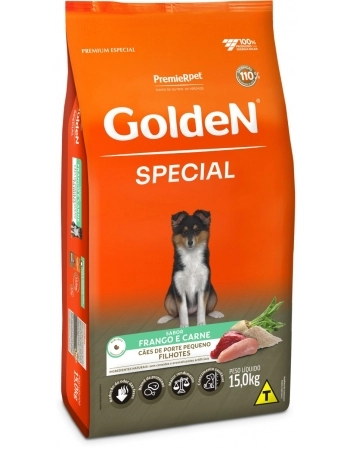 Ração Golden Special para Filhotes de Porte Pequeno 15kg