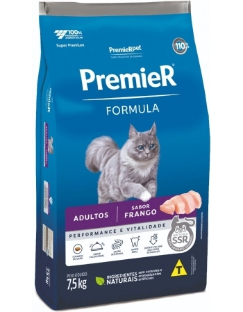 Ração PremieR Formula para Gatos Adultos Frango 7,5kg